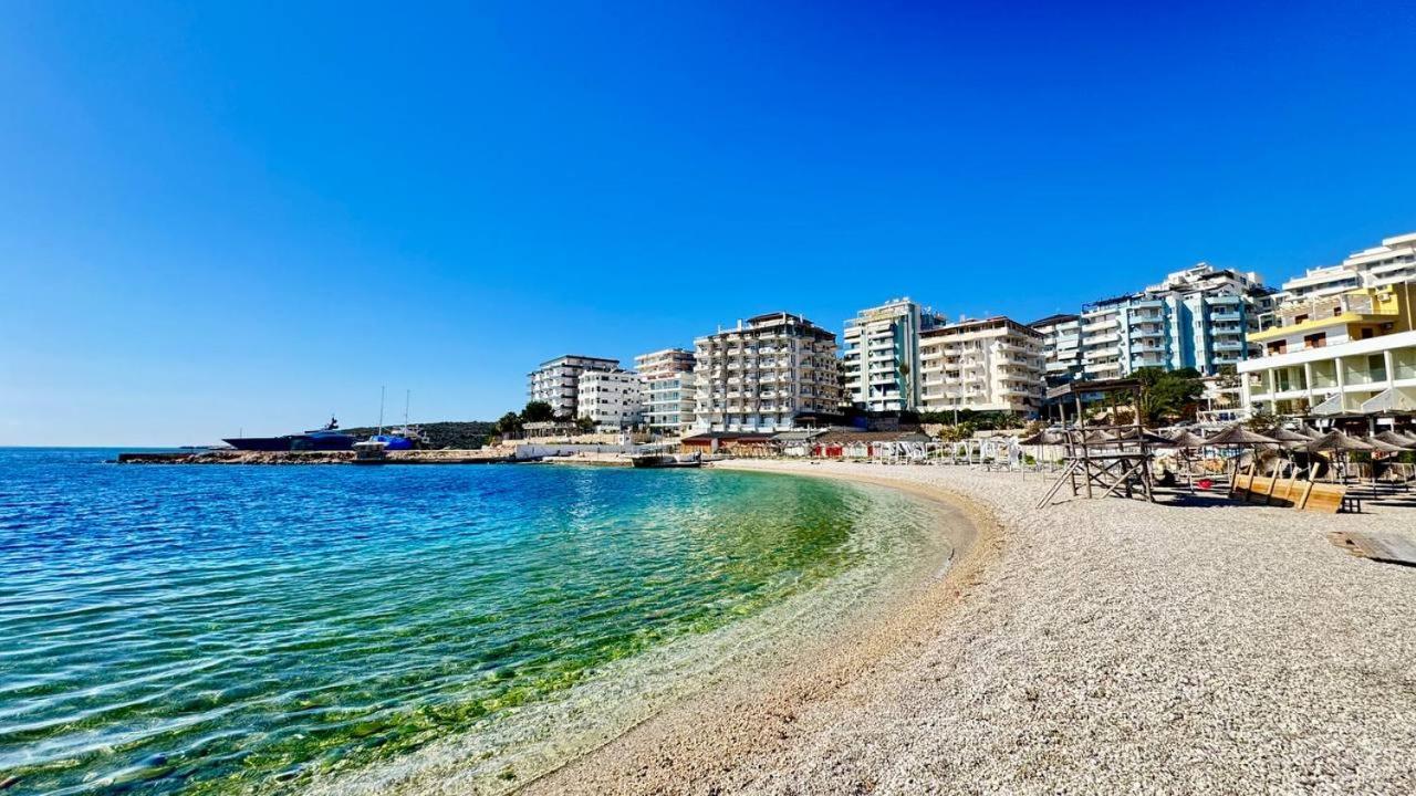 Agora Sea View Apartment Saranda Kültér fotó